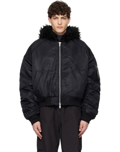 Двусторонняя куртка-бомбер MA-1 из искусственного меха Juun.j