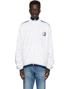 Белый свитер на молнии Hugo