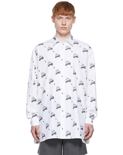 Белая хлопковая рубашка We11done