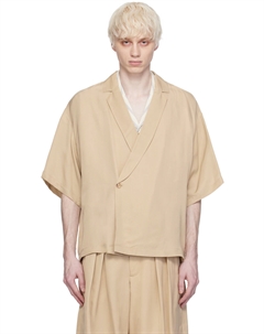 Рубашка с запахом и воротником-стойкой King & tuckfield