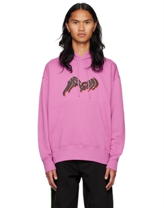 Пурпурная толстовка с капюшоном Msgm