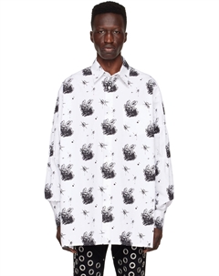 Белая рубашка с резинкой We11done