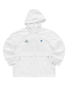 Куртка мужская белая, White Fila fusion