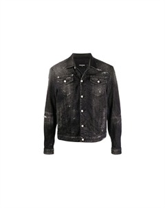Джинсовая куртка мужская черная, Black Dsquared2