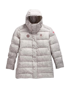 Пуховик мужской белый, Maple Wood Grain Light Ivory White Mixed Color/MPLN Lululemon