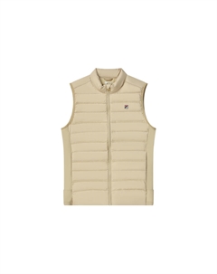 Мужская пуховая жилетка коричневого кофейного цвета, Brown Coffee Fila