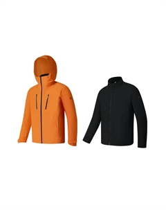 Исследовательская ветровка утепленная мужская, Sunset Orange Fila