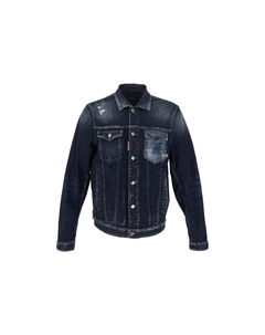 Джинсовая куртка мужская синяя FW22, Blue Dsquared2