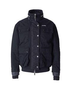 Куртка стеганая с принтом логотипа, Black Dsquared2