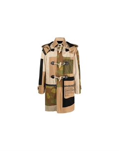 Камуфлированное худи с панелями, Brown Dsquared2