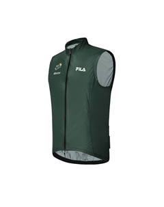 Мужская велосипедная жилетка тёмно-зелёная, Dark Green Fila