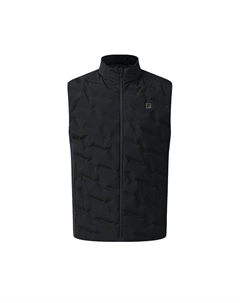 Мужская фитнес-жилетка пуховик угольно-черный, Pitch Black Fila