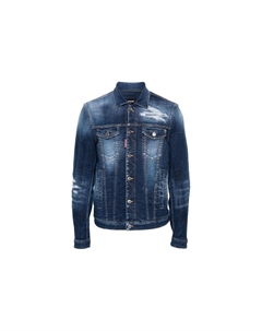 Потёртая джинсовая куртка DSQUARED2, Blue Dsquared2