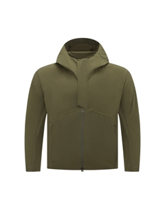 Двусторонняя городская куртка мужская зеленая, KK-Dark Olive Tpg Descente