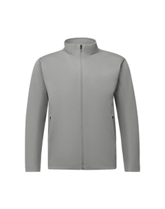 Спортивный топ мужской из флисовой трикотажной ткани, GY-Forst Gray Descente