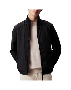 Куртка-бомбер с фактурной отделкой, Black Calvin klein