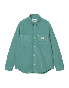 Карманная рубашка Уолтер, GRD/Green Carhartt wip