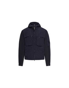 Хромированная худи с капюшоном для мужчин черная, Black C.p. company