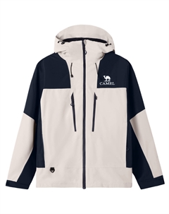 Капсульная ветровка для мужчин, Iridescent White/Night Blue Camel