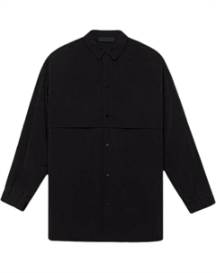 Военная нейлоновая рубашка-оверсайз, Obsidian Black/BLACK Fear of god essentials