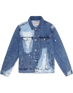 Джинсовая куртка мужская светло-голубая, Light Blue Guess