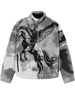 Флисовая куртка с принтом талисмана, разноцветная Represent