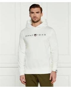 Графическая толстовка Regular fit, белый Gant