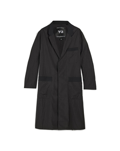 Однобортное пальто Y 3, Black Y-3