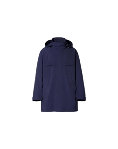 Объемный худи-полупальто, Navy Blue Uniqlo