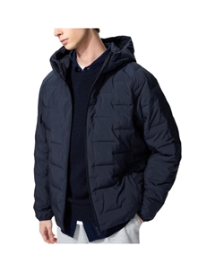 Пуховик мужской морской синий, Marine Blue Uniqlo