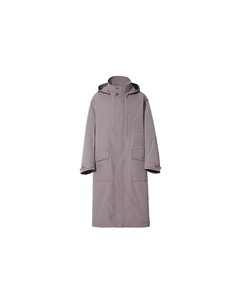 Длинное пальто с капюшоном оверсайз, Smoke Gray Uniqlo