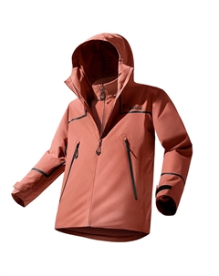Мужская ветровка термостойкая ветронепроницаемая водонепроницаемая дышащая антистатическая, Brownish-Red-0614 Skechers