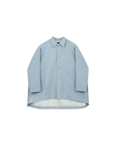 Синее мужское пальто, Blue We11done