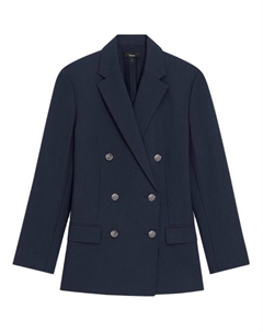 Двубортный пиджак с плечиками, Deep Sea Blue Theory