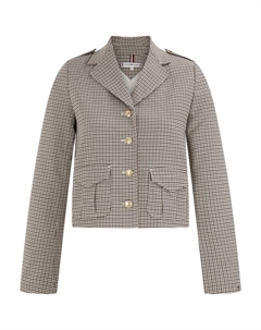 Женский деловой костюм, Multicolor Plaid 0F9 Tommy hilfiger