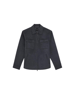 Застёгивающаяся на молнию рубашка-куртка, Dark Gray Theory