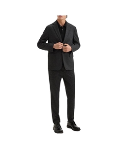 Мужской деловой костюм черный, Black Theory