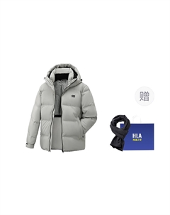 Пионер серия мужская пуховая куртка, Light Gray 6C (Scarf Combo) Hla