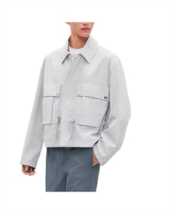 HERMES Куртка мужская серая белая, Gray White Hermès