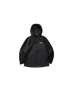 Мужская ветровка для походов на открытом воздухе водонепроницаемая ветрозащитная дышащая, Dark Gray/6350 Jack wolfskin