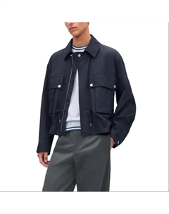 HERMES Куртка мужская синяя, Blue Hermès