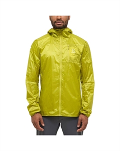 Куртка-худи L.I.M Shield мужская, Aurora Yellow/Aurora/Concrete Haglöfs