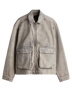 Джинсовая куртка мужская бежевая, Denim Beige H&m