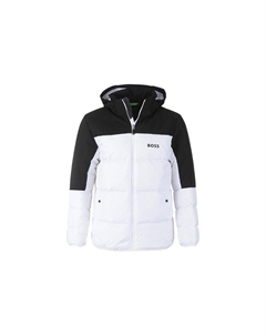 Пуховик мужской белый, White Hugo boss