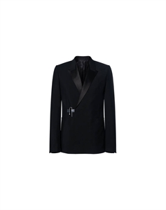 Замок U Длинный рукав Блейзер, Black Givenchy