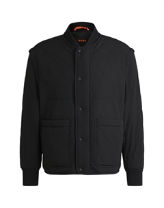 Пуховик мужской черный, Black Hugo boss
