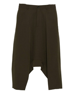 Шерстяные шорты с заниженной промежностью, зеленый Comme des garçons homme plus
