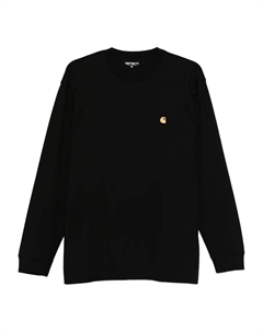 Лонгслив с вышитым логотипом, черный Carhartt wip