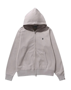 Толстовка на молнии One Point, серый A bathing ape®