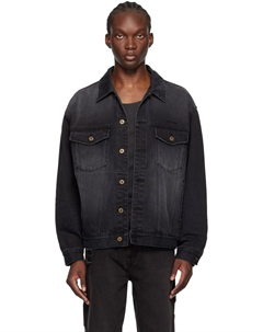 Выцветшая джинсовая куртка, черный We11done